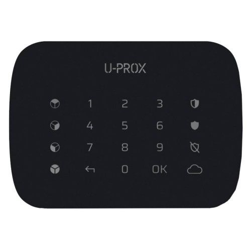 Бездротова сенсорна клавіатура для 4-х груп U-Prox Keypad G4 White