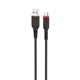 Кабель Hoco X59, Micro-USB, 2.4A, Black, довжина 2м, BOX