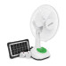 Вентилятор GDTIMES GD 8069LI, 12", Solar+ вбудований акумулятор, 2*USB лампочки, Box