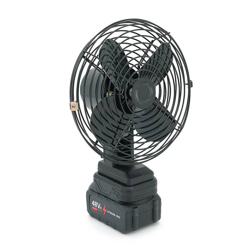Вентилятор 6" YT46888, з Li-Ion акумулятором 48V, Black, Box 185х185 мм, 1,0 кг