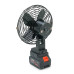 Вентилятор 6" YT46888, з Li-Ion акумулятором 48V, Black, Box 185х185 мм, 1,0 кг