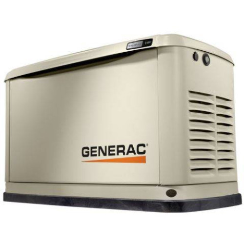 Газовий генератор GENERAC 7146, однофазний, 220В, 50Hz, 13кВт, електростартер, повітряне охолодження (1200х650х852), 193кг