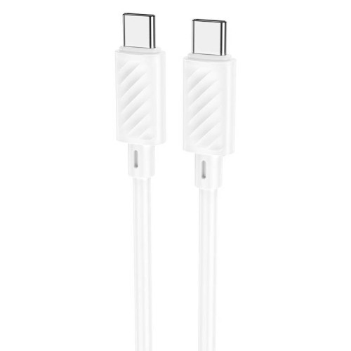 Кабель Hoco X88, Type-C-Type C, 60W, White, довжина 1м, BOX