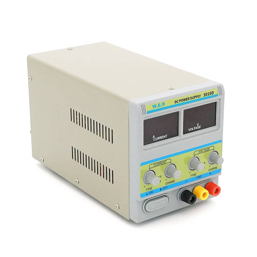 Блок живлення з цифровою індикацією WEP-PS3010D, 30V, 10A, трансформаторний, з цифровою індикацією
